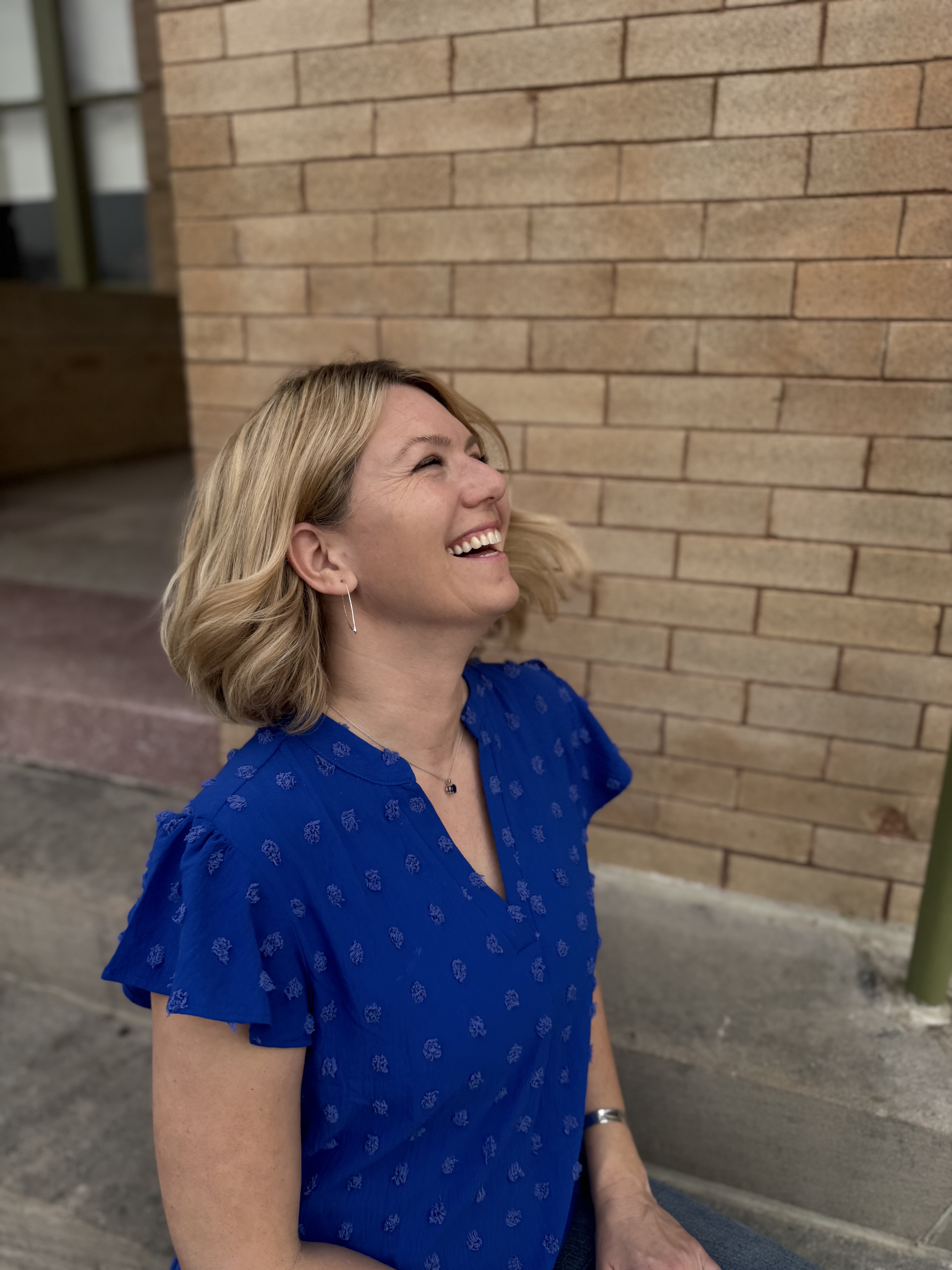Jessica laughing